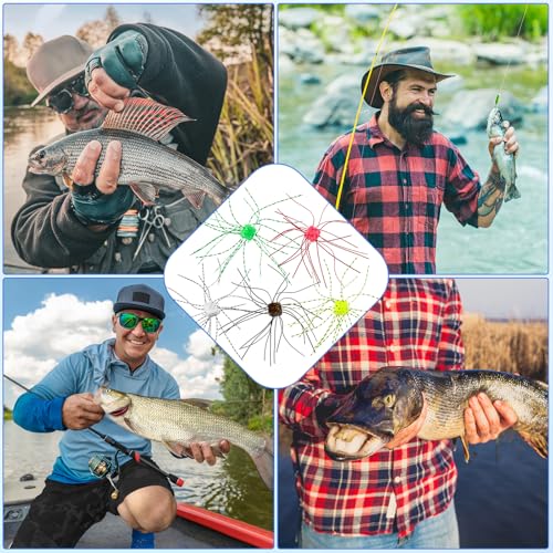 50 Pcs Fuzzy Dice Fishing Lure Dice Baits for Bass