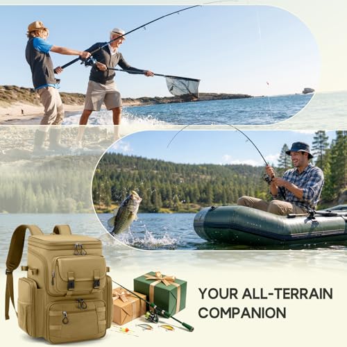 Fishing Backpack (Khaki)