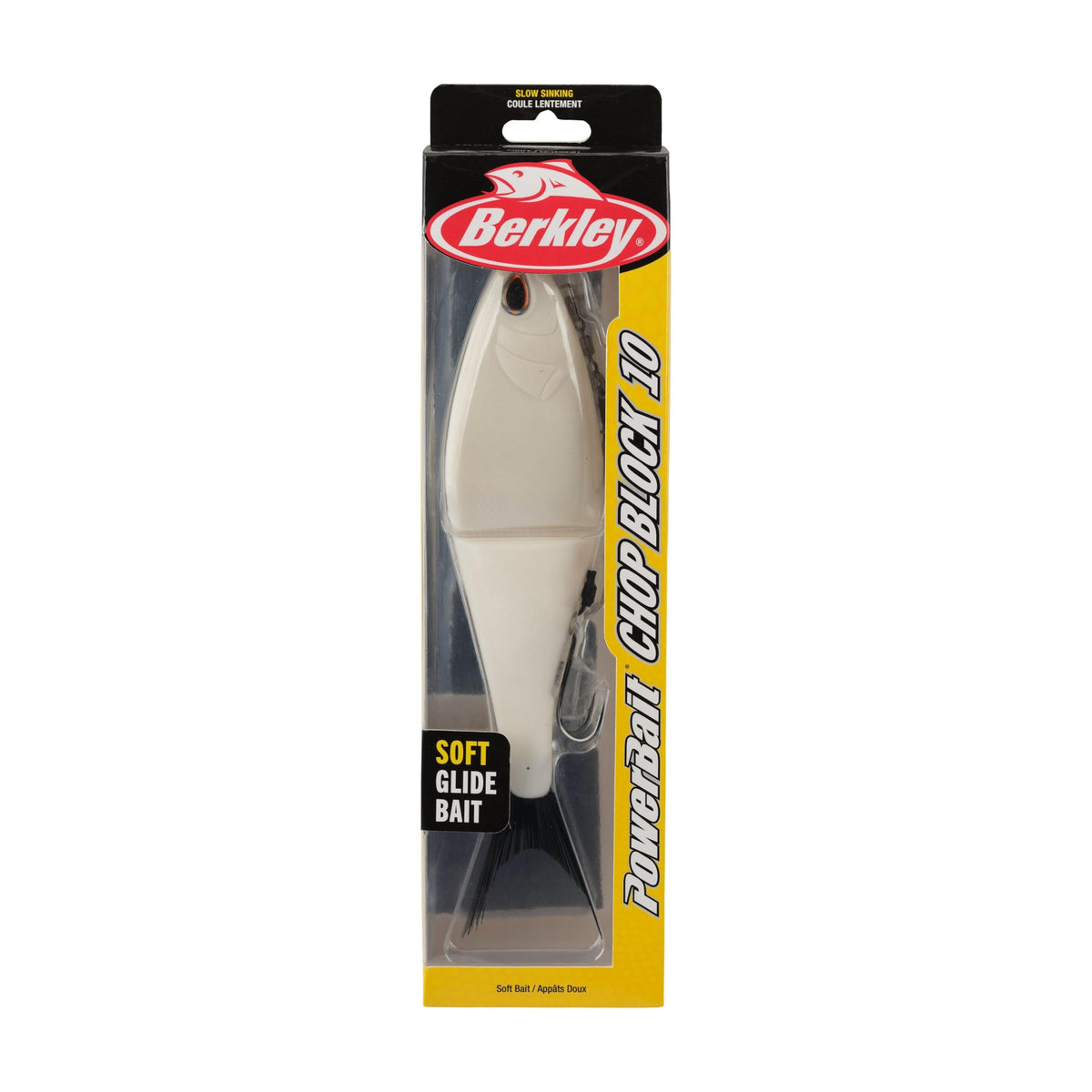 PowerBait Chop Block Fishing Soft Bait (Raw / 10 in - 4 1/5 oz)