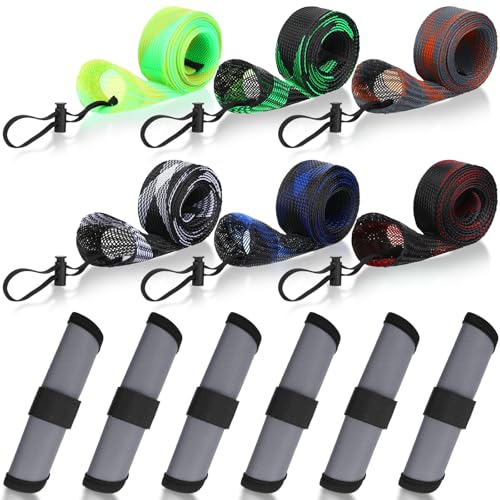 Fishing Rod Sleeves and Lure Wraps for Rods Poles