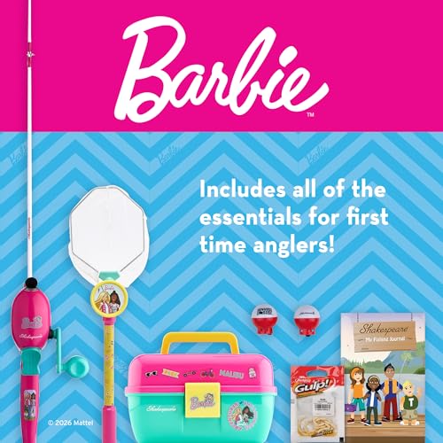 Mattel Barbie Kids Fishing Set (Mattel Barbie 7pc Kit)