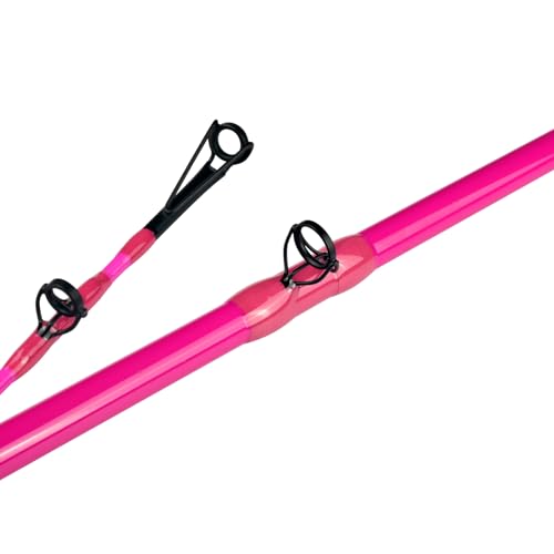 Monster Catfish Casting Rod (Pink / ["Catfish Rod 7'-1pc-Medium Heavy"])