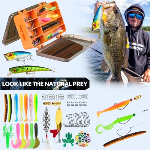 20L Waterproof Fishing Backpack with Tackle Boxes (Black Camo)
