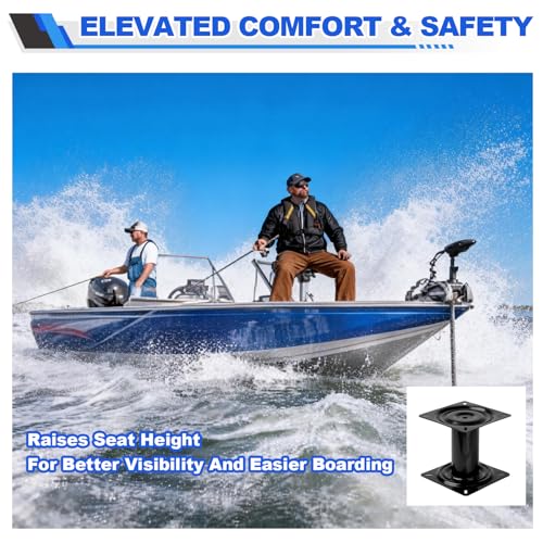 Heavy Duty 7 Inch Boat Seat Economy Pedestal Base Mount