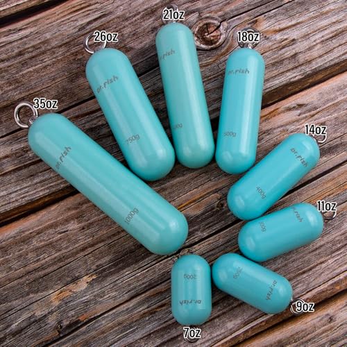 Cylindrical Sinker Alloy Steel Weight Saltwater Fishing