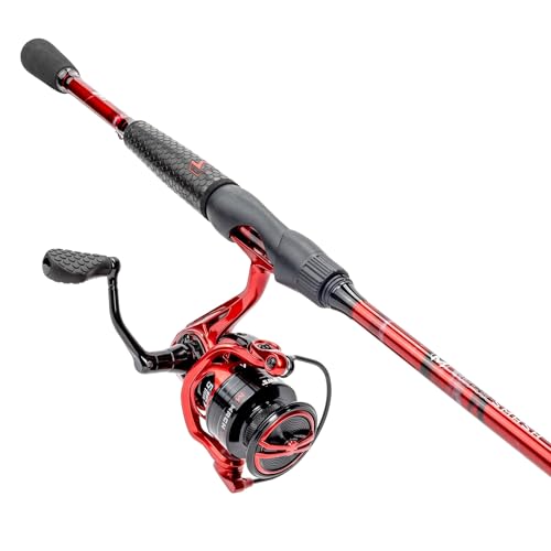 MACH Smash Spinning Reel & Fishing Rod Combo (Size 300 Reel / 7'0" Rod, 1-piece)