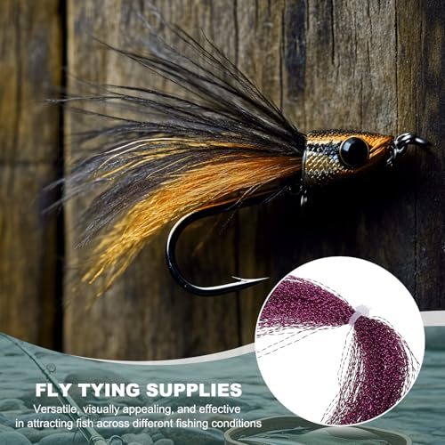 Crystal Flash Fly Fishing Line (Purple)
