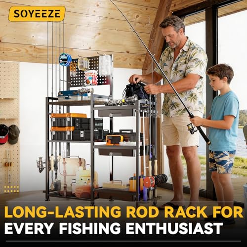 Fishing Rod Holders for Garage