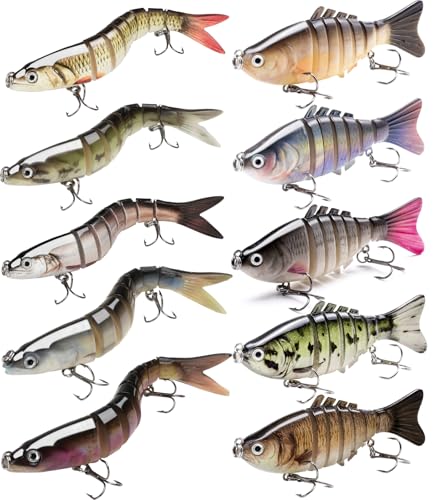 Bass Lures Multi Jointed Swimbaits Hard Baits 6