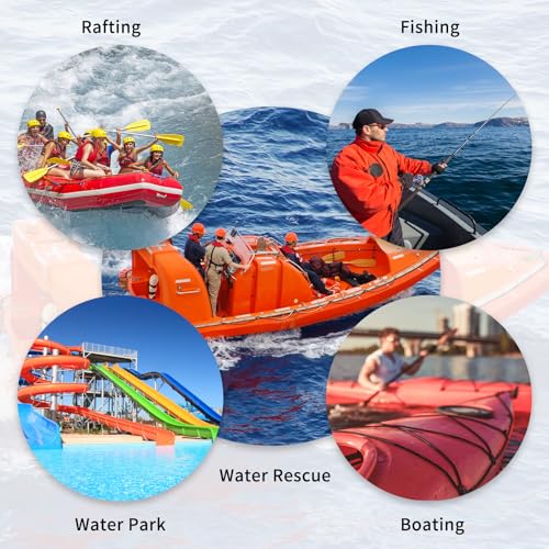 6mm Marine Floating Rope High (Orange / 66FT-20M)