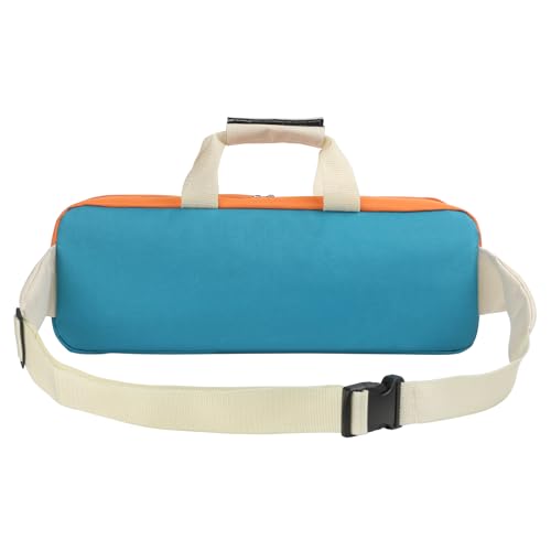 17 inch Fishing Tackle Carrier Bag with 2 Front Storage Pockets for Telescopic Rod