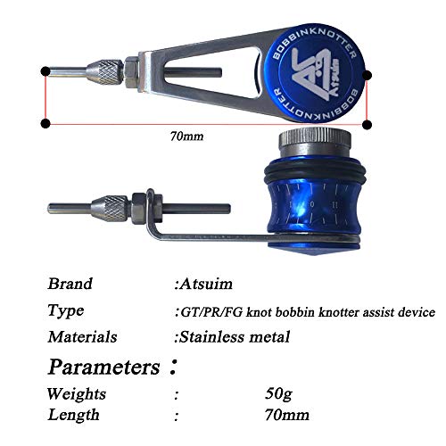 Fishing Bobbin Knotter FG GT RP Line Wire Knotting Tool Fishing Line Winder Assist Knotting Connector Accessories