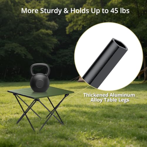 Small Folding Camping Table (Green)