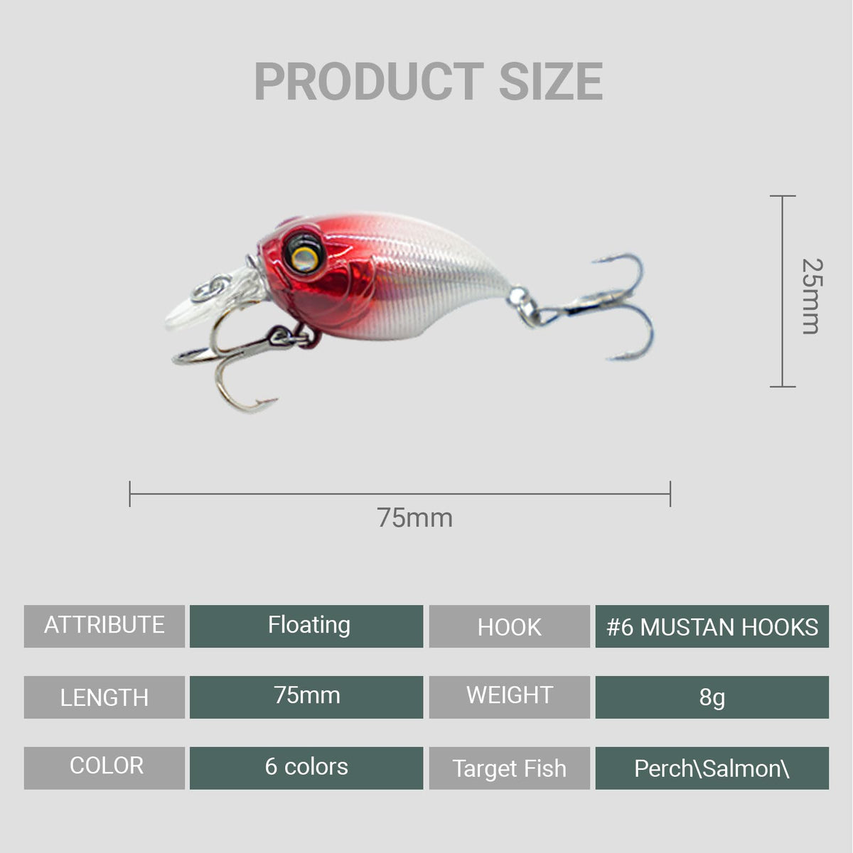 Deep Diving Crankbait (8B-3)