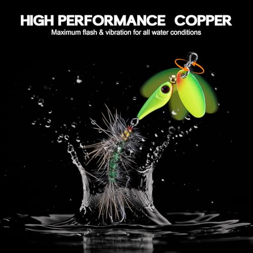 Trout Lures Fishing Spinners (A:10pcs Trout Spinners)