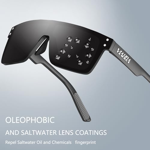 Polarized Sunglasses for Men (Black/Grey)