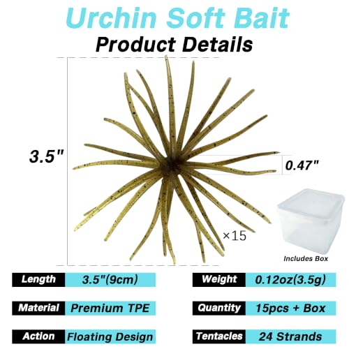 Urchin Bait for Bass Fishing