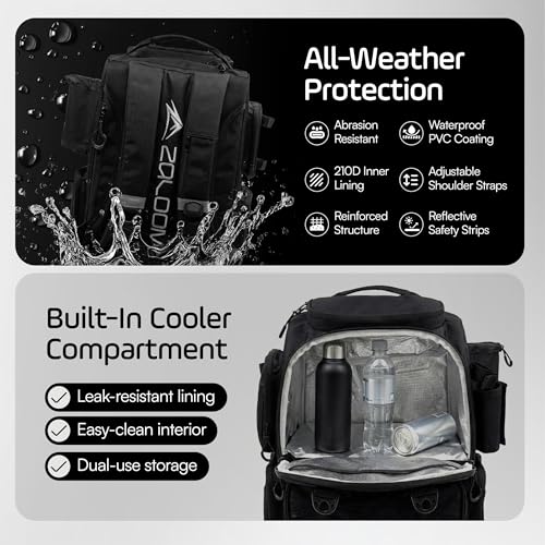 Waterproof Fishing Backpack with Rod Holders (Fishing Backpack Only)
