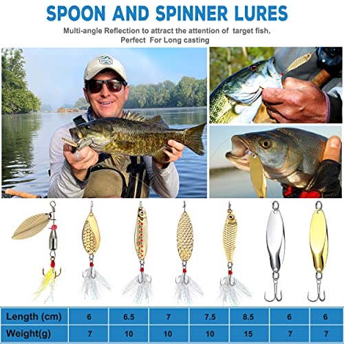 Fishing Lures (292PCS Fishing Lures & Accessories Kit)