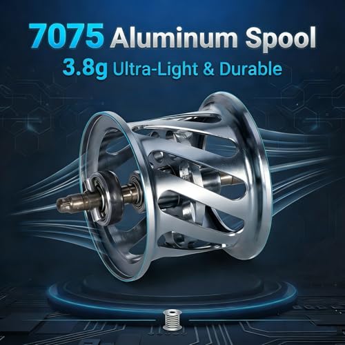 Micro Baitcasting Reel Ultralight 5 oz Baitcaster