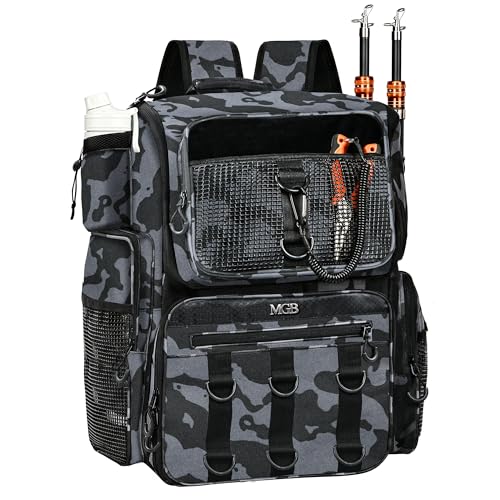 Fishing Backpack with Rod Holders