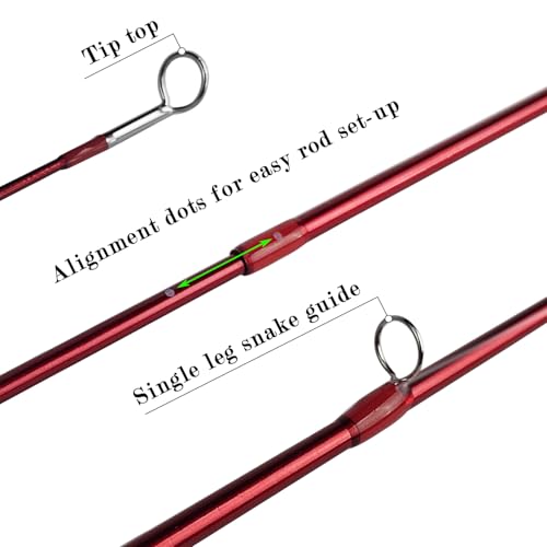 4'0'' Practice Fly Rod for Beginners Casting 3 Pieces Game Fly Fishing Rod (With Traditional Fly Line)