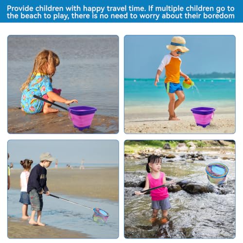 2PCS Fishing Net with Bucket