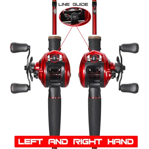 Twin Tip Fishing Rod and Reel Combo (C:RED18Q-L COMBO / 5.9FT)