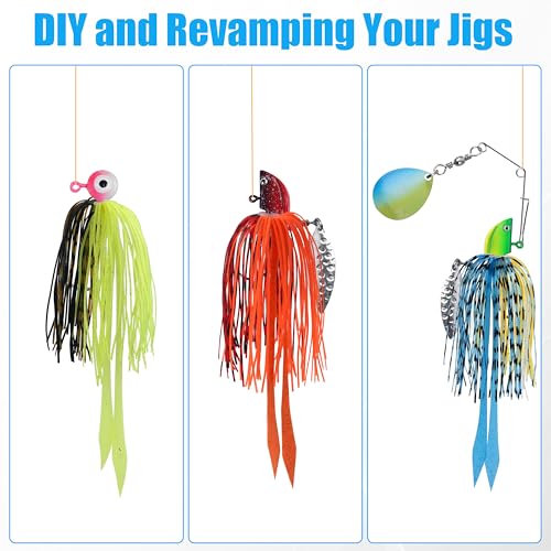 Silicone Jig Skirts Replacement 10 (10pcs)