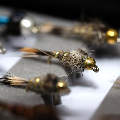 50 Premium Hand Tied Fly Fishing Flies Assortment (50 Premier Collection)