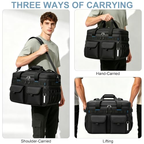 48 Can Insulated Soft Sided Collapsible Cooler Bag Ice Chest (Black / 30L)