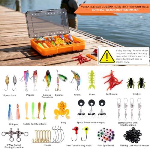 Fishing Gifts for Men Dads Unique (orange)