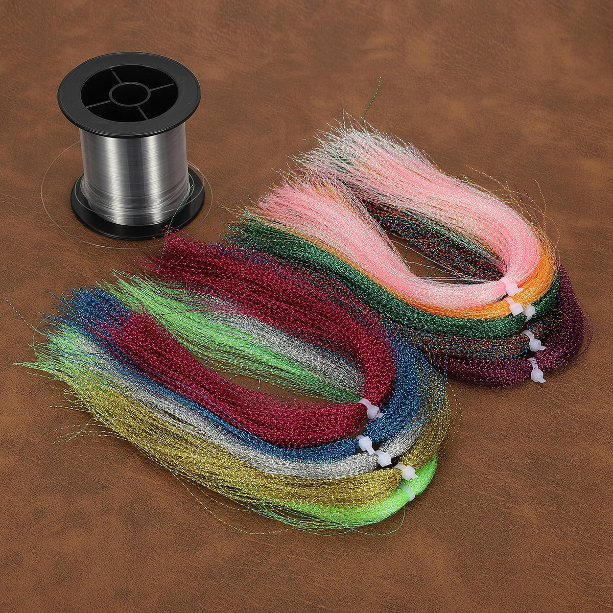 Crystal Flash Fly Fishing Line (Silver)