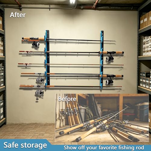 Fishing Rod Holders & Pole Holders for Garage