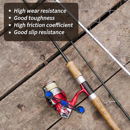Fishing Baitcasting Reel Handle Replacement Parts (Black Blue)