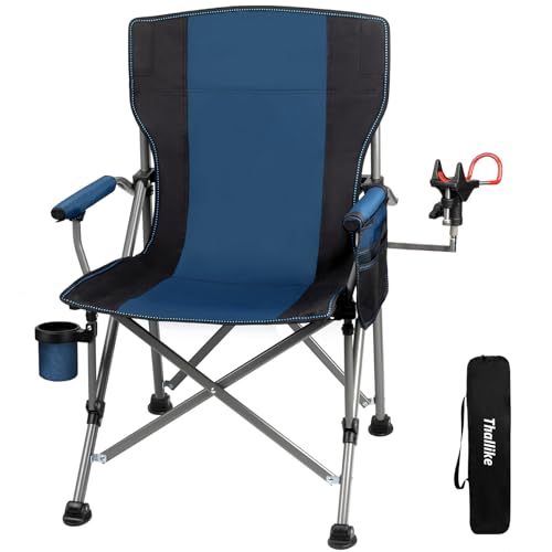 Fishing Chair with Upgraded 360° Adjustable Rod Holder
