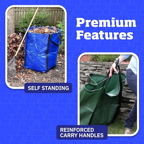 Heavy Duty Home and Yard Bags (Gray)