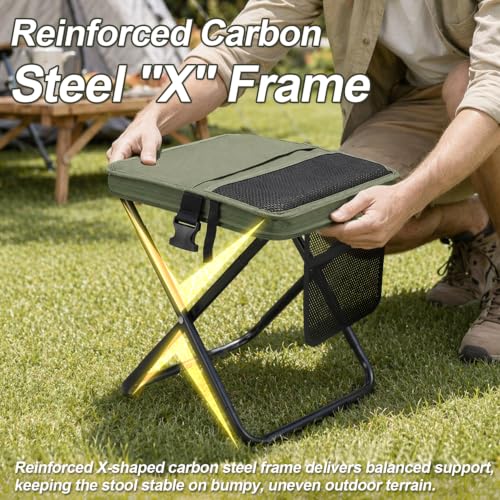 Foldable Backpack Stool for Adults