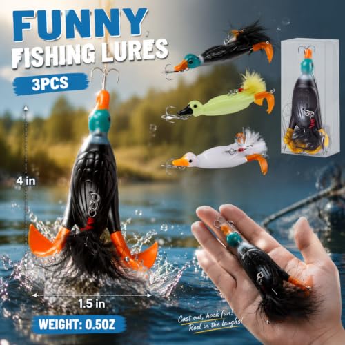 3 Pcs Fishing Lure (Duck)