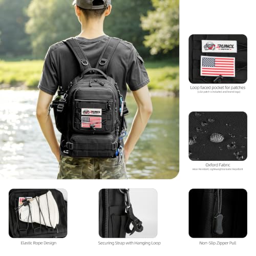 Tactical Fishing Backpack (Black)