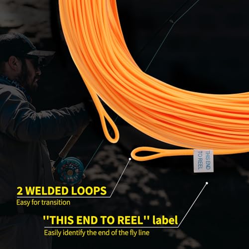 Maxcatch Fly Fishing Line Combo Kit (Orange / WF6F-100FT)