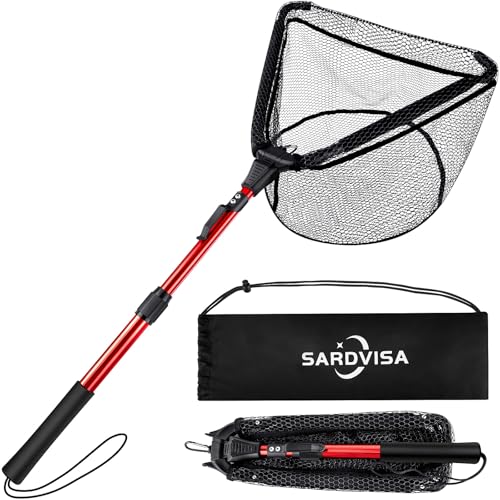 Foldable Floating Fishing Net (27-35" Extendable)