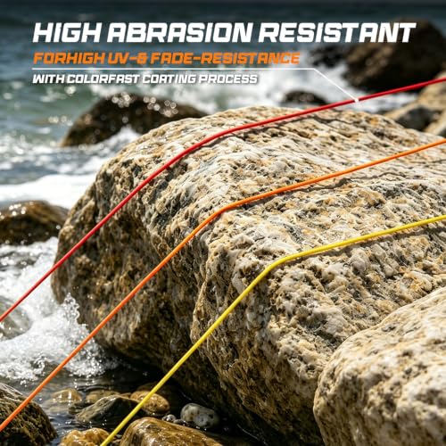Aura Braided Fishing Line (LAVA / 30LB(500YDS))