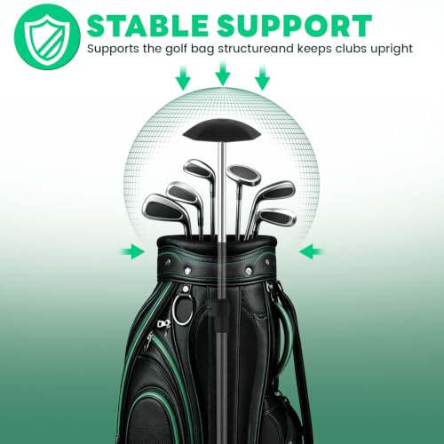Adjustable Travel Golf Bag Support Rod (Silver / 50inch)