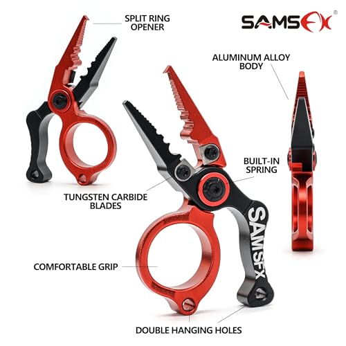 Mini Fishing Pliers with Fly Fishing Zinger Retractor
