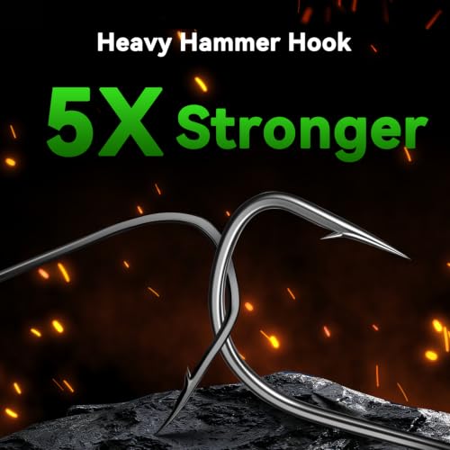 Ewg Hooks for Bass (Black Nickel / 7/0#_16pcs)