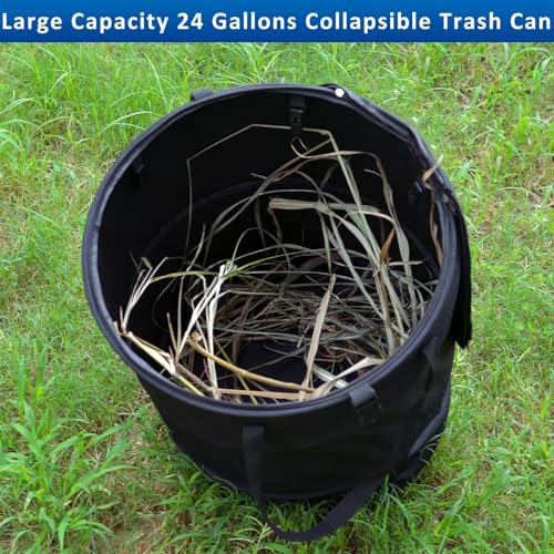 Pop Up Camping Trash Can (Black)