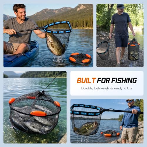 Fishing Net with Floating Fish Basket