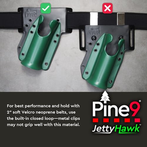 JettyHawk Fishing Rod Hip Holster (Infantry w-Black Belt Clip)