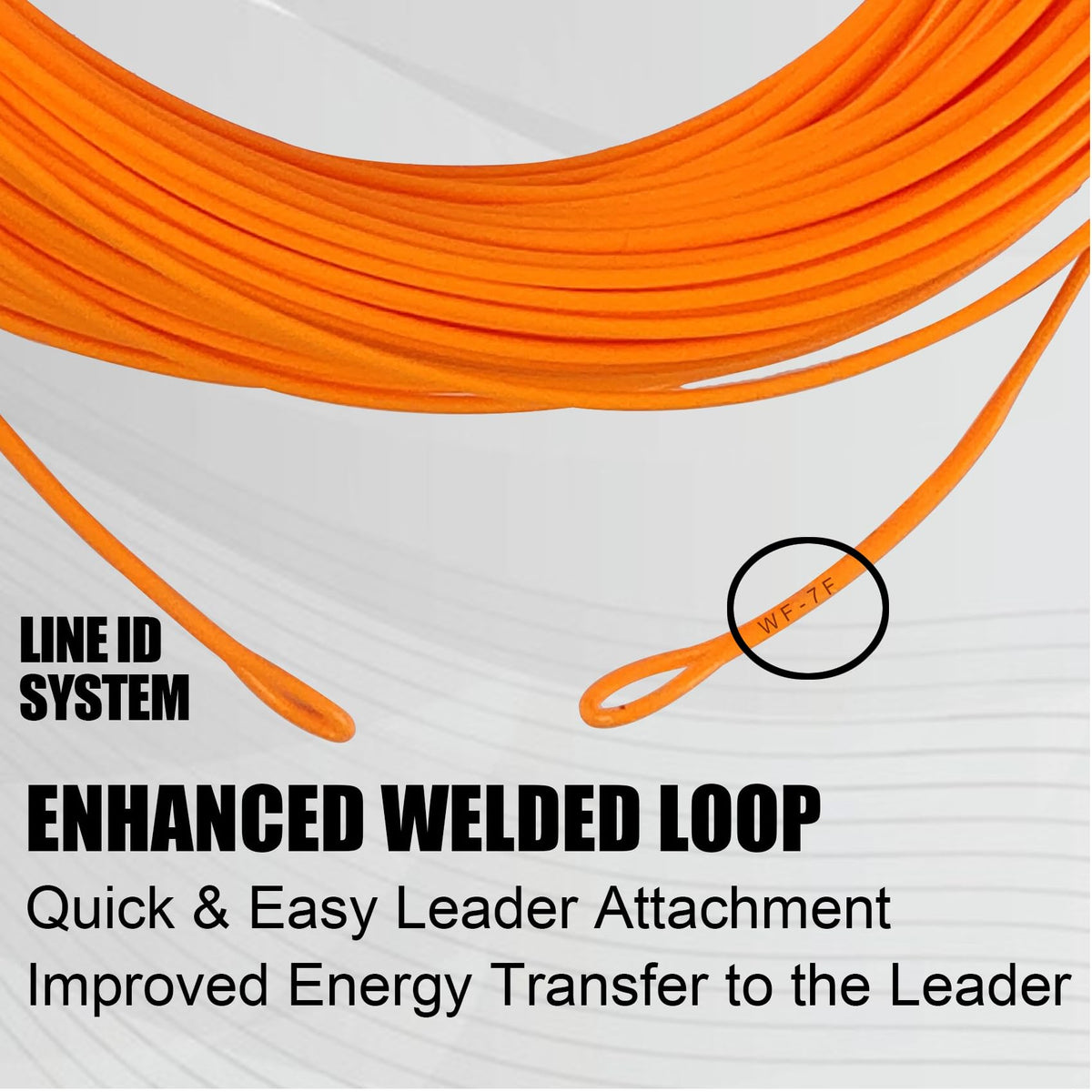 ProWeight WF Floating Fly Line with Welded Loops (Hot Orange / 5F)
